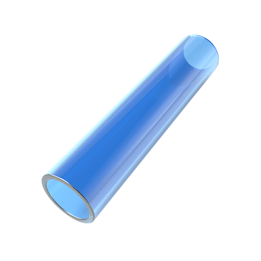 Stündenglass Blue Glass Hose Tip hand-blown borosilicate mouthpiece