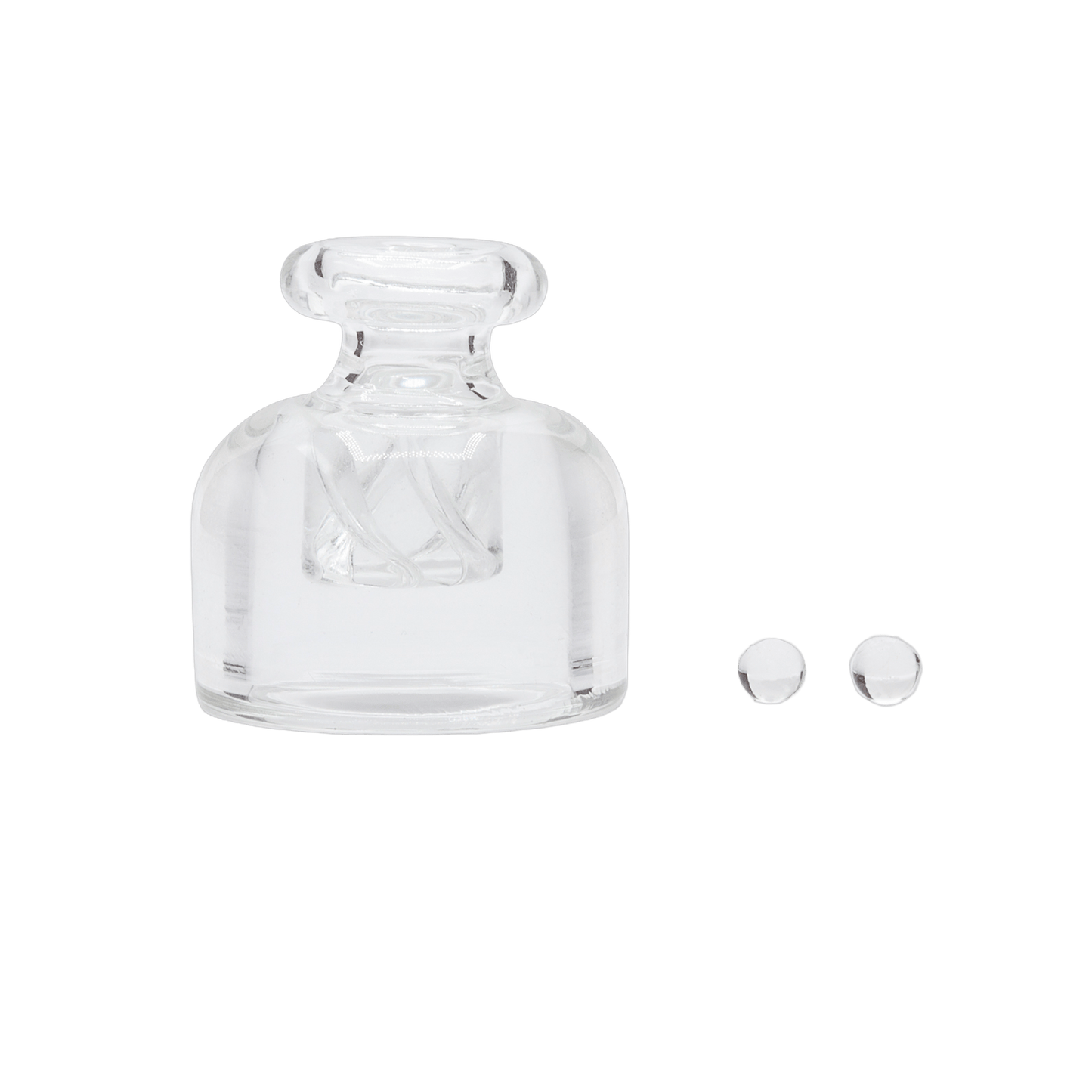 Glass Carb Cap Assembly with Pearls