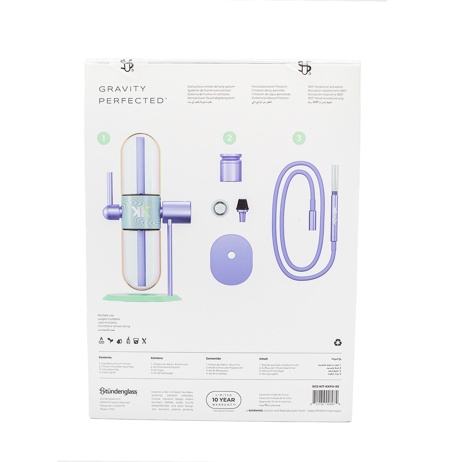 Khalifa Glass Co x Stündenglass full kit contents and included accessories