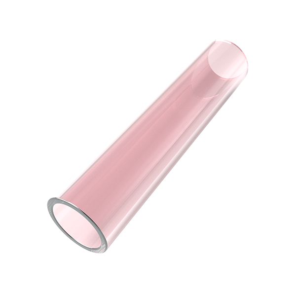 Stündenglass Pink Glass Hose Tip hand-blown borosilicate mouthpiece