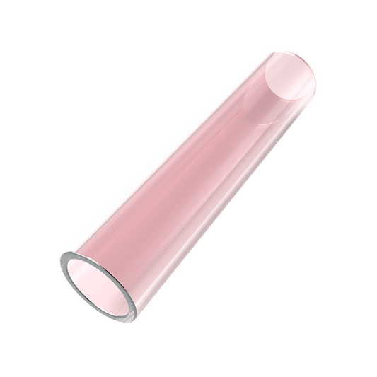 Stündenglass Pink Glass Hose Tip hand-blown borosilicate mouthpiece