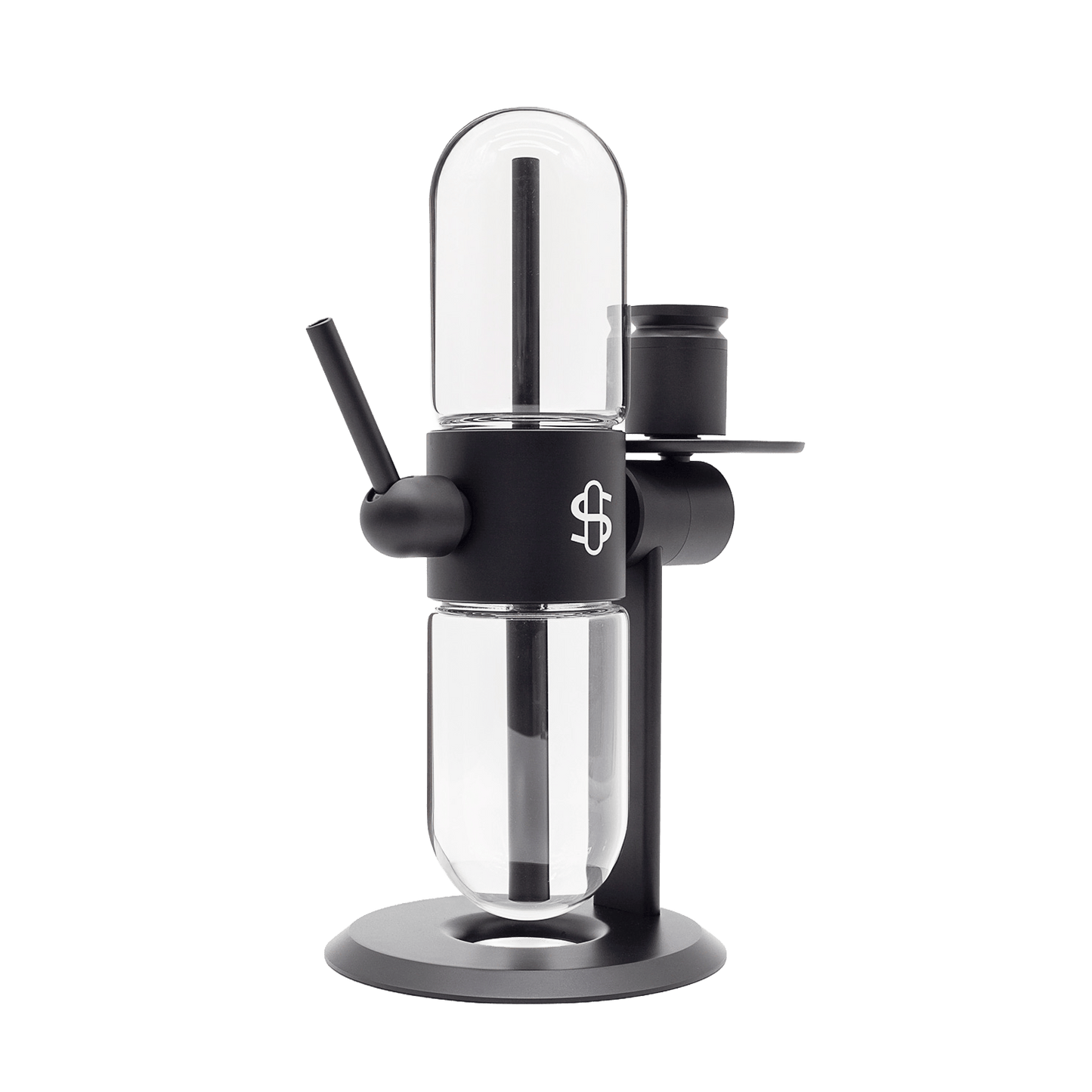 Stündenglass Gravity Infuser - 360° rotating gravity hookah in black