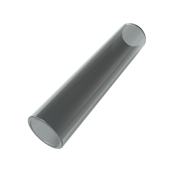 Stündenglass Gray Smoked Glass Hose Tip hand-blown borosilicate mouthpiece
