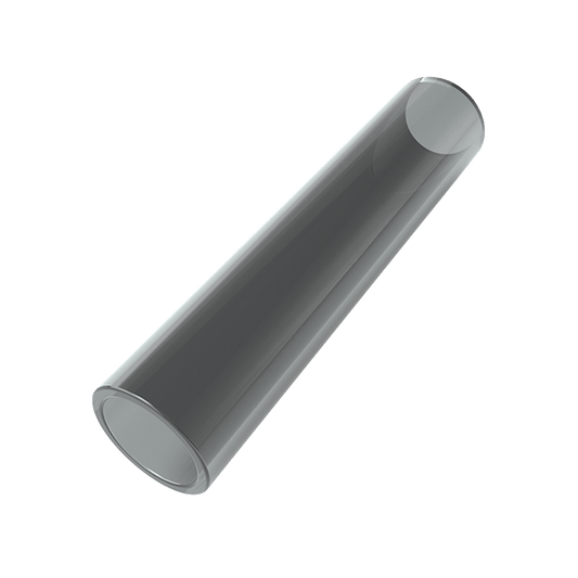 Stündenglass Gray Smoked Glass Hose Tip hand-blown borosilicate mouthpiece